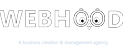 Webhood official logo banner .